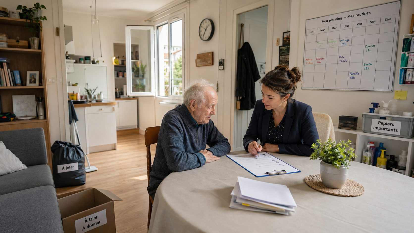 Accompagnement à domicile pour prévenir les récidives après un syndrome de Diogène